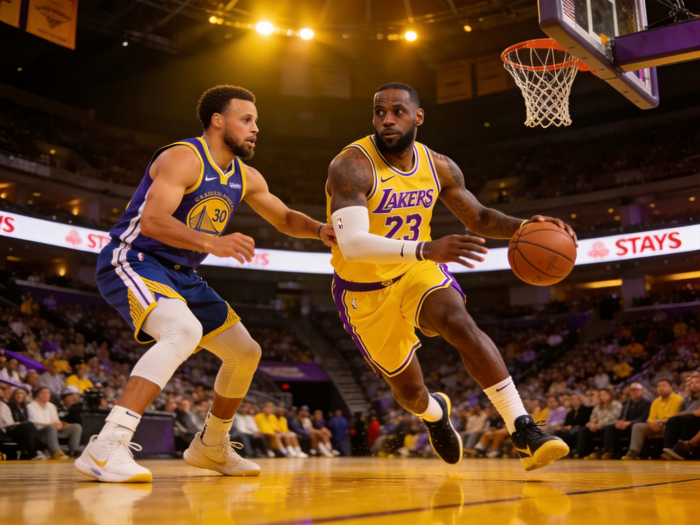 NBA常规赛湖人vs勇士
